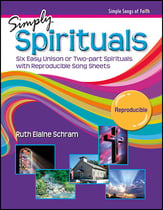 Simply Spirituals Unison/Two-Part Singer's Edition cover